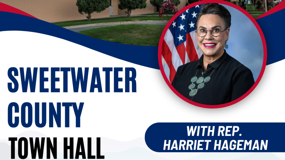 Sweetwater County Town Hall Announcement Image