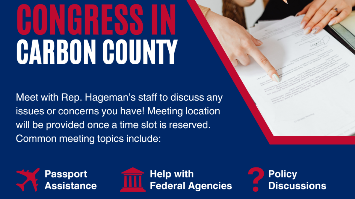 Congress in Your Community Announcement Image
