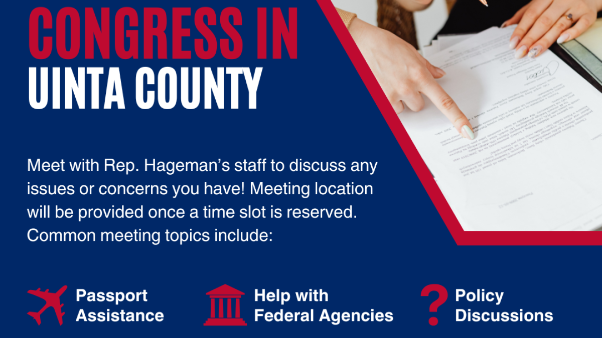 Congress in Your Community Announcement Image