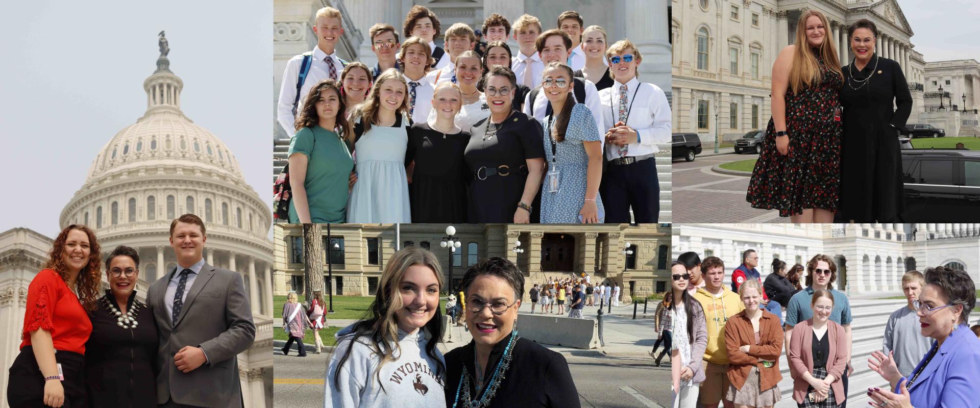 Congresswoman Hageman with Students