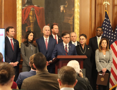 Rep Hageman at Press Conference